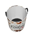 thumbnail image 3 of PHELIKA Woodland Animals 06 Laundry Basket 65L Large Foldable Round For Dirty Clothes Toy Storage, 3 of 6
