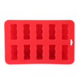 thumbnail image 3 of Molde de cubitos de helado de silicona, 10 formas de moldes de paletas caseras, fabricante de paletas de hielo congelado de silicona de grado alimenticio, sin BPA, rojo Xemadio CKCGJYOP1, 3 of 7