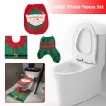 thumbnail image 4 of Kit de cubierta de tanque de Santa Claus Accesorios de decoración de baño reutilizables divertidos JShteea El nuevo, 4 of 7