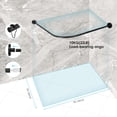 thumbnail image 3 of Barra de baño para cortina extensible 80-140 cm barra angular para cortina de ducha, 3 of 7