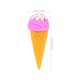 thumbnail image 5 of ColoMX Modelos de helado artificial, helado simulado, exhibición de postre, comida falsa, postre falso para el hogar, cocina, gabinete, decoración de escaparate, 5 of 7