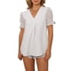 thumbnail image 1 of Sunloudy, camisas de gasa salvaje a la moda para mujer, blusas sueltas informales de verano de manga corta con lunares suizos de Color sólido Sunloudy  S M L XL XXL, 1 of 7