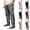 Dark Gray, variant on Mens Mesh Lining Pants Elastic Waist Solid Color Zipper Pocket Lightweight Breathable for Daily Sport