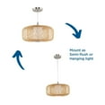 thumbnail image 2 of P500396-201-Progress Lighting-Cordova - 1 Light Medium Pendant In Modern Style-10 Inches Tall and 16 Inches Wide-Natural Rattan Finish    -Traditional, 2 of 2