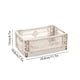 thumbnail image 3 of Desktop Folding Storage Basket Kitchen Household Refrigerator Industrial Style Coffee Corner Sundry Organising Basket Stackable Small Size, 3 of 6