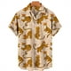 thumbnail image 4 of Camisas de verano con estampado de animales de dibujos animados para hombre, blusas casuales de gran tamaño de manga corta con estampado de leopardo, blusas de tendencia con solapa, 4 of 4