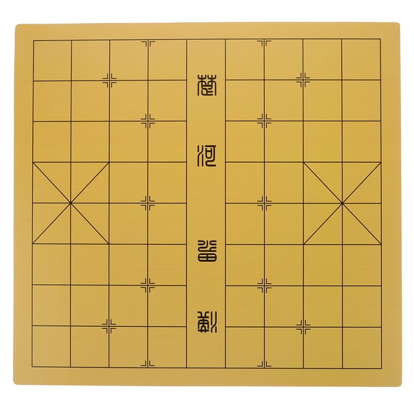 Juego de ajedrez chino de doble cara Tablero de ajedrez Juego de mesa de escritorio Ajedrez chino Tablero de ajedrez