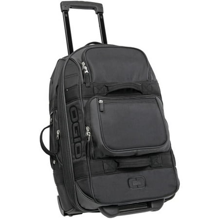 OGIO Layover Durable Carry On Suitcase Travel Bag with Wheels, Stealth Black - 0