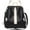Black/Beige, variant on ALTOSY Fashion Leather Backpack for Women Purse Functional Crossbody Bag S77 Black/Beige