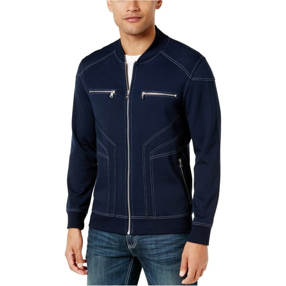 I.N.C Mens Paperboy Jacket, Blue, X-Large