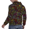 thumbnail image 6 of Pofeuu Casino Icons Print Mens Casual Hooded Collar Drawstring Hoodies Pullover Sweatshirts Casual Long Sleeve Shirts-X-Large, 6 of 7
