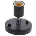thumbnail image 1 of HEALEEP Bulb Lamp Base Black Iron Lamp Fitting Parts Replacement for Old Damaged Holders 1 Set, 1 of 7