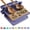 Purple, variant on Cooler Kitchen Silicone Spoon Rest with Drip Pad 2-Pack, Heat-Resistant BPA-Free Holder for Stove and Countertop, Holds Spatulas, Tongs, Ladles, Purple