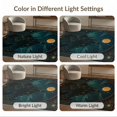 thumbnail image 7 of ODIKA 8'x10' Ultra-Soft Area Rug, Midnight Blue Gold Gothic Castle Art Enchanted Night Scene with Bats and Moon Washable, Bare feet friendly, Silk-Touch for Bedroom, Under Sectional, 7 of 7