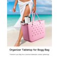 thumbnail image 4 of Bandeja Organizadora Superior DGLOZE para Bogg Bag XL con Portavasos Blanca, 4 of 7