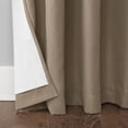 thumbnail image 6 of Archaeo Linen Blend Blackout Grommet Top Curtain, 52"x95", Mocha Brown, 6 of 8