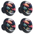 thumbnail image 2 of 4 Pcs Fish Knobs for Kitchen Cabinet Cupboard Dresser Bookcase Drawer Pulls Handles Round Home Decor, 2 of 8