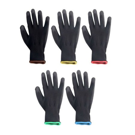 

Precision Work Gloves Hand Protection Anti-static Nylon PU Coating Flexible Gloves 20 Pairs S