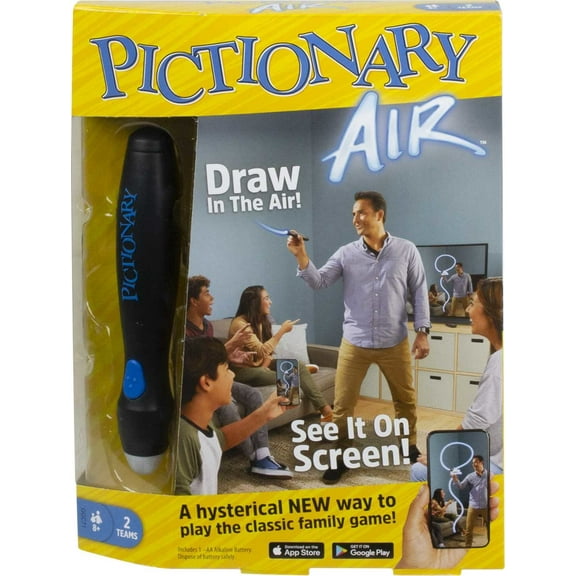 Pictionary Air Family Drawing Game, Links to Smart Devices, Ages 8Y+