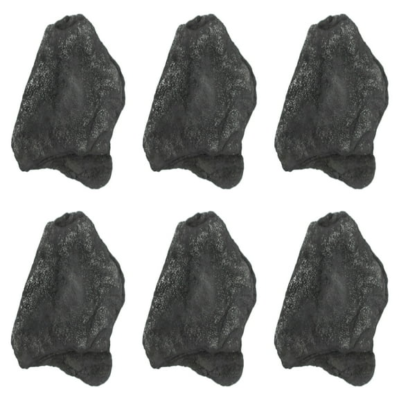 6PK Raw Anthracite Coal, Metamorphic Rock Specimens - Approx. 1" - Geologist Selected & Hand Processed - Great for Science Classrooms - Class Pack - Eisco Labs