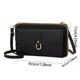 thumbnail image 3 of Crossbody Purses for Women with Phone Pocket Medium Vegan Leather Multi-Pocket Shoulder Bag, 3 of 3