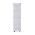 thumbnail image 5 of 4-Shelf Glass Display Cabinet with Glass Doors,Floor Standing Curio Bookshelf Collection Display Case for Living Room Bedroom Office,White, 5 of 6