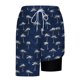 thumbnail image 3 of Pantalones Cortos Casuales para Hombre Imprimir con Bolsillos Pantalones de Playa de Cintura Elástica, Pantalones Cortos de Cintura Elástica para Hombre, 3 of 6