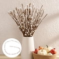 thumbnail image 4 of Artificial Berry Picks Faux Fall Berry Stems Flexible Wire Decoration Vase Centerpiece Wreath Farmhouse Mantel Thanksgiving Halloween Home Decor DIY Floral Arrangement Holiday Display, 4 of 6