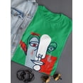 thumbnail image 3 of Abstract Man Shaped T-Shirt Women -Image by Shutterstock, Female x-Large, 3 of 4