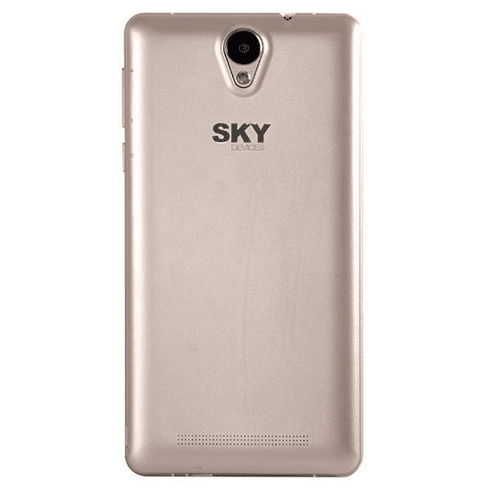 SKY 6,0 6.0 Platinum Plus (8 Go, 1 Go de RAM), écran hd "+ double sim, caméra arrière android 5.1, caméra de surveillance 13mp + 5.0MP, Batterie 4000 mAh, 4G Débloqué (Or)