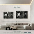thumbnail image 3 of Elephant Stock Monochrome Tools For Hair Wall Art - Horizontal Multi Panel Canvas - Living Room Wall Decor - Fashion And Beauty Multi Panel - Black And Gray Decor - 74" x 48", 3 of 4