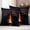 Black, variant on Abstract Art Pillow Covers 2 Pack Red Black Gradient Flames Vertical Blocks Modern Pillowcase Waterproof Outdoor Throw Pillow Cover for Patio Garden Balcony Decorative Square Cushion 18"x18"