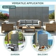 thumbnail image 4 of MAYEERTY Privacy Screen Fence, Heavy Duty Fence Privacy Screen Outdoor 72x47x16in 6-Piece Set, 4 of 5