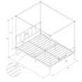 thumbnail image 3 of Novogratz Marion Canopy Bed, 3 of 9