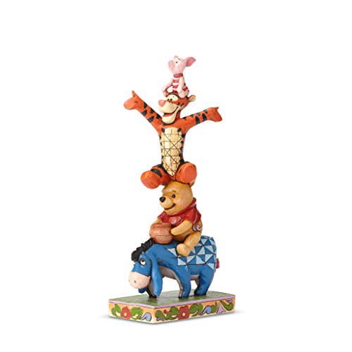 Jim Shore Disney Traditions by Enesco Eeyore, Pooh, Tigger and Piglet  Stacked Figurine