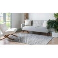 thumbnail image 3 of Rugs.com Lattice Trellis Collection Rug – 6' x 9' Gray Low-Pile Rug Perfect For Living Rooms, Large Dining Rooms, Open Floorplans, 3 of 9