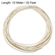 thumbnail image 2 of Uxcell 33Ft-2.5mm Protector de cable de aislamiento de fibra de vidrio de alta temperatura Blanco, 2 of 5