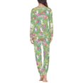 thumbnail image 3 of Renewold Cute Rabbit Sleepwear for Women Plus Size 5XL Skin Friendly Pullover Tops with Jogger Sweatpants Easter Gifts 2pcs Soft Scoop Neck Pajamas Set, 3 of 4