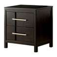 thumbnail image 2 of Furniture of America Austin Transitional Nightstand with 2-Drawer, Espresso, 2 of 7