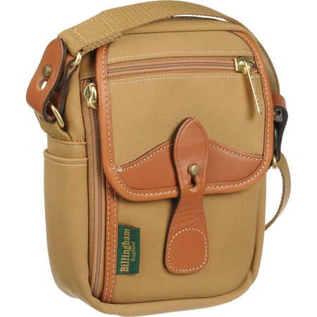 Billingham Hadley Shoulder Bag - Billingham Stowaway Compact Shoulder Bag - Khaki Canvas/Tan Leather 500533
