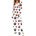 thumbnail image 4 of snilers Pajama Sets for Women 2 Piece Outfits Hearts Print Lounge Sets Fashion Long Sleeve Button Down Shirts and and Pj Pants Cute Pj Set Valentine's Day Clothes, 4 of 8