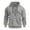 B#Gray, variant on DPTALR Men's Fashionable Personalized Zip-Up Hoodie with Arm Pocket,Red,Big and Tall Men XXXL