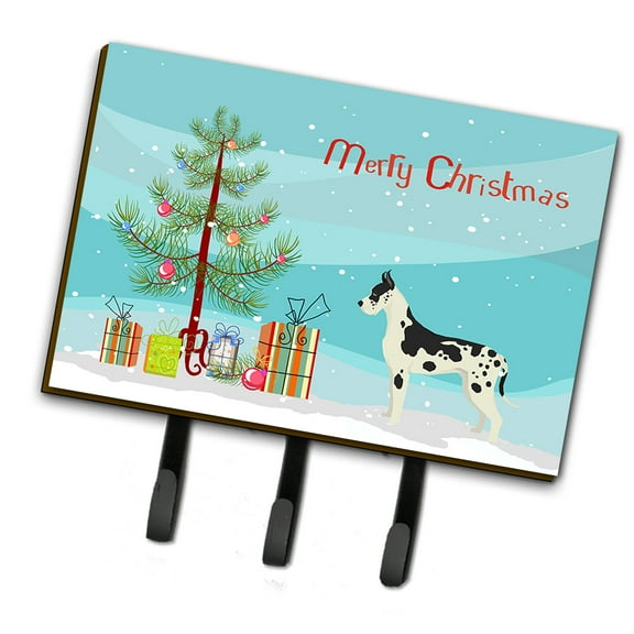 Great Dane Christmas Tree Leash or Key Holder