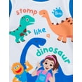 thumbnail image 4 of Ms. Rachel Ms. Rachel Herbie Dinosaur UPF 50+ Rash Guard and Swim Trunks Outfit Set Infant to Little Kid, 4 of 5