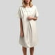 thumbnail image 2 of Vestido informal con botones para mujer - Cuello redondo - Elegante para el día a día - Poliéster - Primavera/verano - Tallas S-XXL, 2 of 8