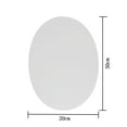 ZAROYEAX DIY Oval Cotton Oil Painting Canvas Mini and Stretched Canvas