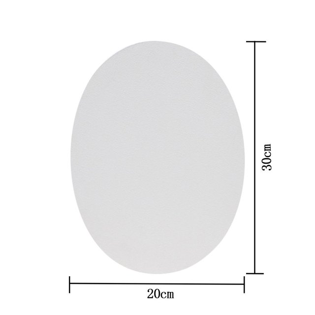JJKBVCLO DIY Oval Cotton Oil Painting Canvas Mini And Stretched Canvas Home Decors