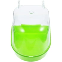 Raindrops  Budgie Bird Bath for Cage Parrot Tub Covered Small Birds