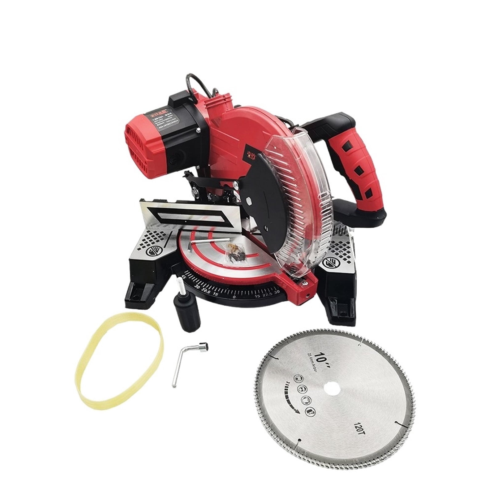 10 Inch Electric Saw Aluminum Machine 1800W Multifunctional Circular Saw 45 Degree Cutting Miter Sawing Aluminum Machine ,Efficient Cutting