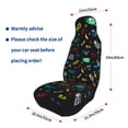 thumbnail image 4 of Sikiie Gamepads Car Seat Protector 2 Pack Car Seat Cushion Mat, Car Seat Covers for SUV, Truck, Van, 4 of 7